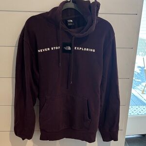 The North Face Men's Dark Burgundy Hoodie